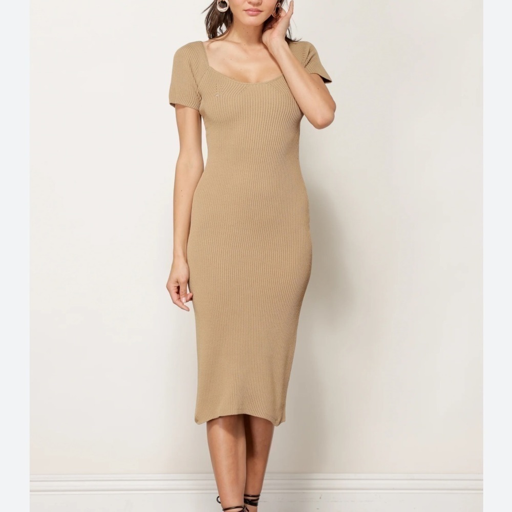 Line & Dot Melissa Sweater Knit Midi Dress - S - Picture 1 of 7